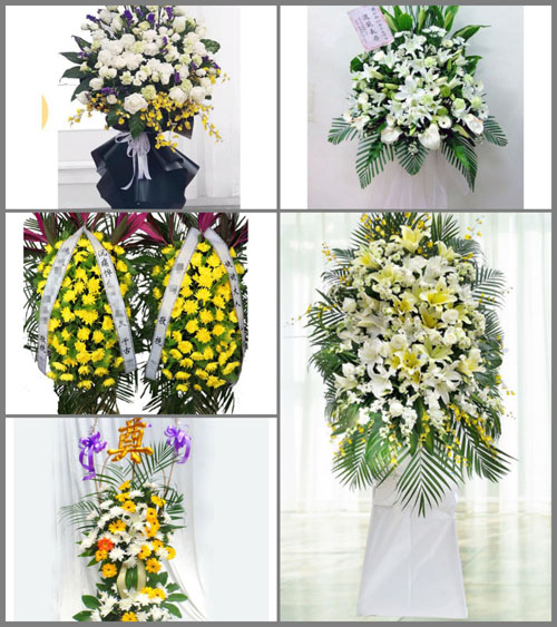 新疆乌鲁木齐市乌鲁木齐县青格达湖乡白事花篮预定